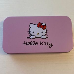 NEW Hello Kitty Baby Pink Travel Makeup Brush Set